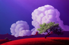Desert Trees SOLD - Oil on Canvas 24 x 36