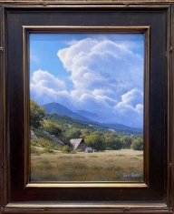 Sumer Glade - Oil on Canvas framed 20.5 24.5