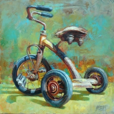Easy Rider SOLD - Oil oil Canvas 30 x 30