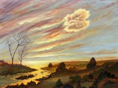 Great Cambria Flood - Original on Canvas 30 x 40