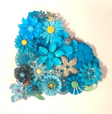 H E A R T - Vintage Flower Pins and Antique Jewelry 9
