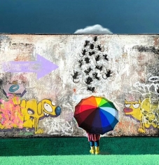 Rain Makes Play SOLD - 32 x 40