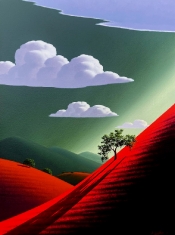 Long Sadow SOLD - Oil on Canvas 30 x 4