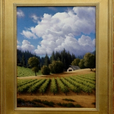 Near St. Helena SOLD - Oil on Canvas 20 x 24 Framed
