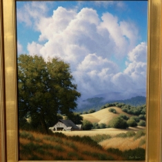West Of Paso Robles SOLD - Oil On Canvas 30 x 36 Framed