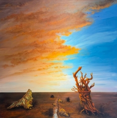 Resilient - Bristlecone Pine-Zebra Rock 36 x 36