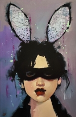 All Ears SOLD - Oil on Gallery Wrapped Canvas 24 x 36