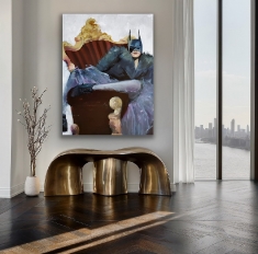 Keeping it Boujee in Room - Oil on Canvas 30 x 40
