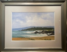 Pacific Drama - Watercolor 20 x 30 Framed