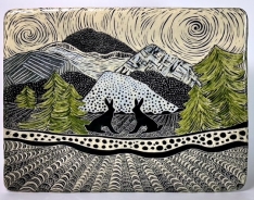 Younder_1 - Stoneware 111.5 x 15.75 x 1